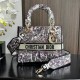 디올 Lady D-Lite 미디엄 백 M0565OEBU M20E