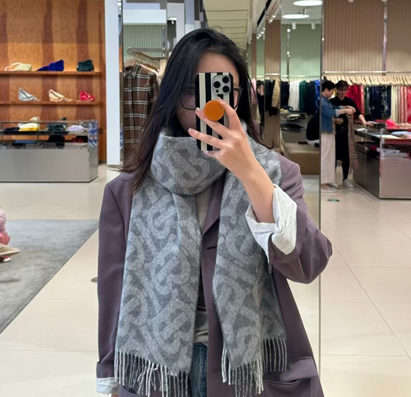 버버리 고품질 스카프 머플러 3칼라 53