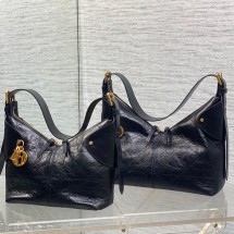 디올 보야지 백 미듐 매크로까나쥬 크링클 블랙 M2846UNUO