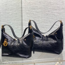 디올 보야지 백 미듐 매크로까나쥬 크링클 블랙 M2846UNUO