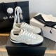샤넬 스니커즈 카프스킨 화이트 G45839