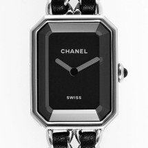샤넬 프리미에르 아이코닉 체인 시계 블랙 7.6mm H7022