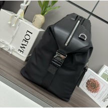 로에베 송아지 가죽 나일론 소형 백팩 B777W22X02