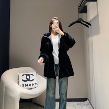 프라다 삼각로고 벨벳 다운 패딩 292214 J