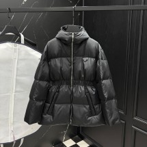 프라다 리나일론 블랙 패딩 다운 재킷 292214 1WQ8 J