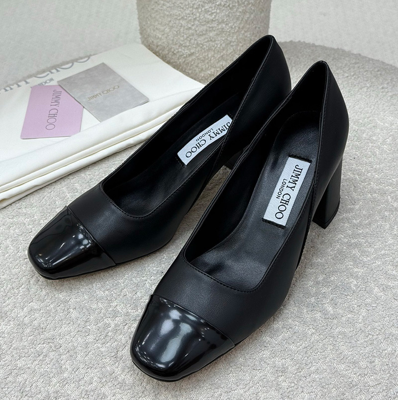 지미추 로살리아 65  펄 디테일 펌프스 6.5CM 블랙 ROSALIA65PTZ000074