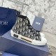 디올 오블리크 B23 하이탑 스니커즈 남여공용 3SH126ZSA 961