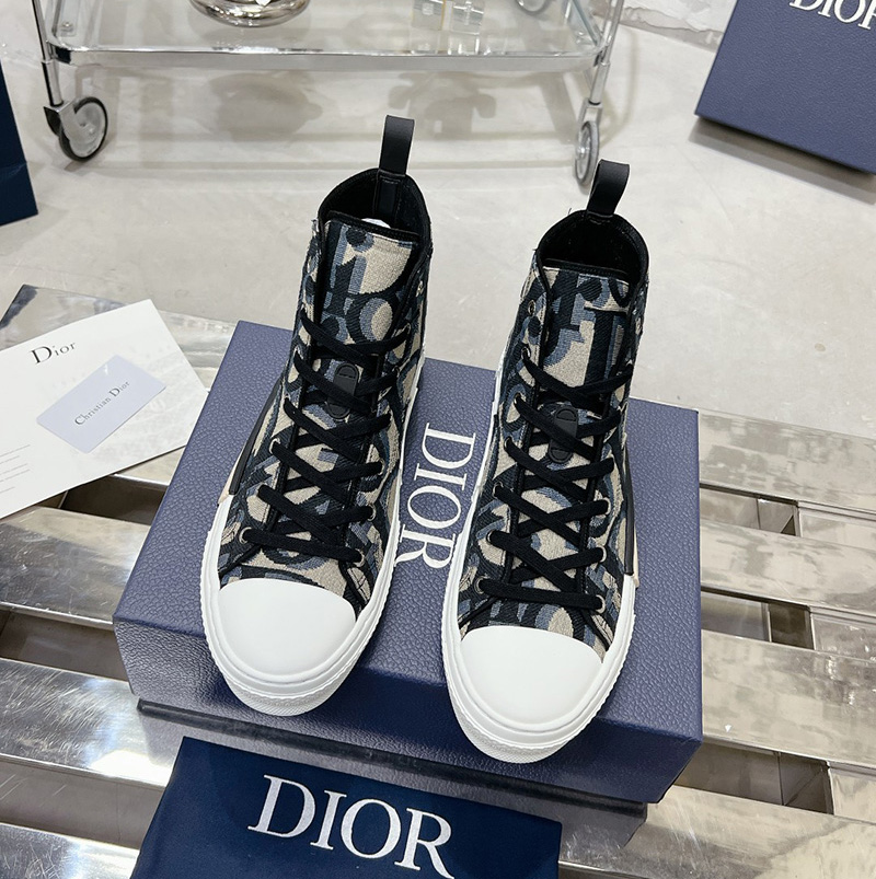 디올 B23 하이탑 스니커즈 남여공용 3SH126ZXX 961