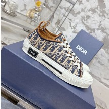 디올 남성 오블리크 B23 로우탑 스니커즈 남여공용 블루베이지 3SN249ZSA 961