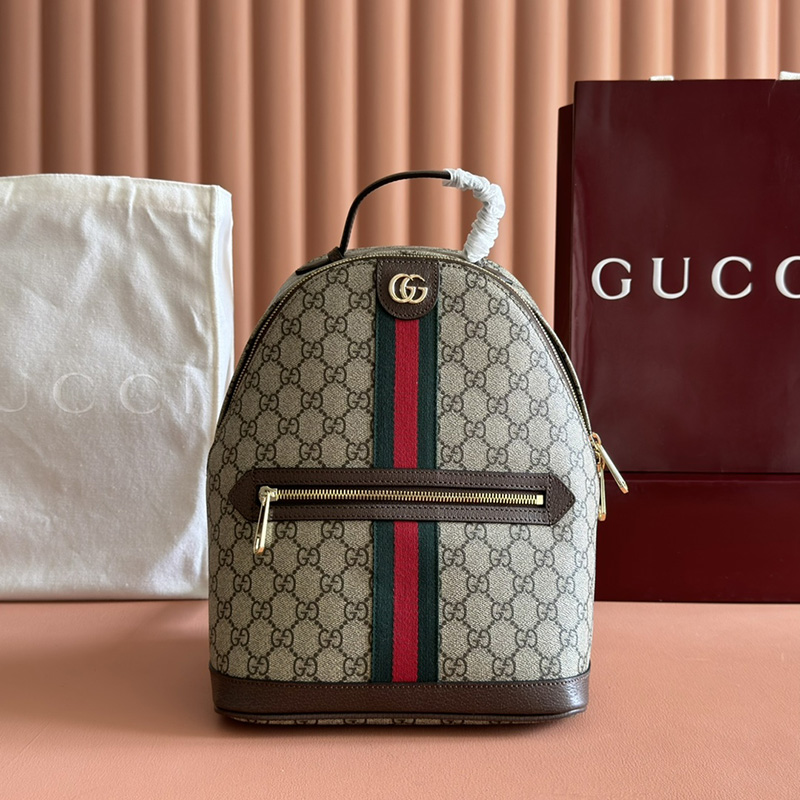 구찌 오피디아 더블G프린트 모노그램 코팅 백팩 스몰 836856