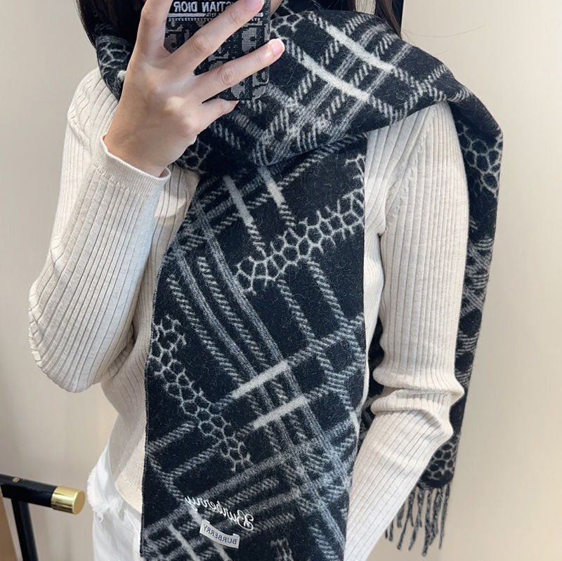 버버리 고품질 스카프 머플러 3칼라 55