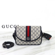 구찌 오피디아 스몰 숄더 백팩 네이비 722117