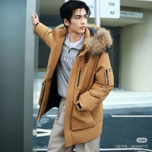 MLB  고프코어 아웃포켓 FUR 미드 구스 패딩 남여공용 3ADJB1346  F