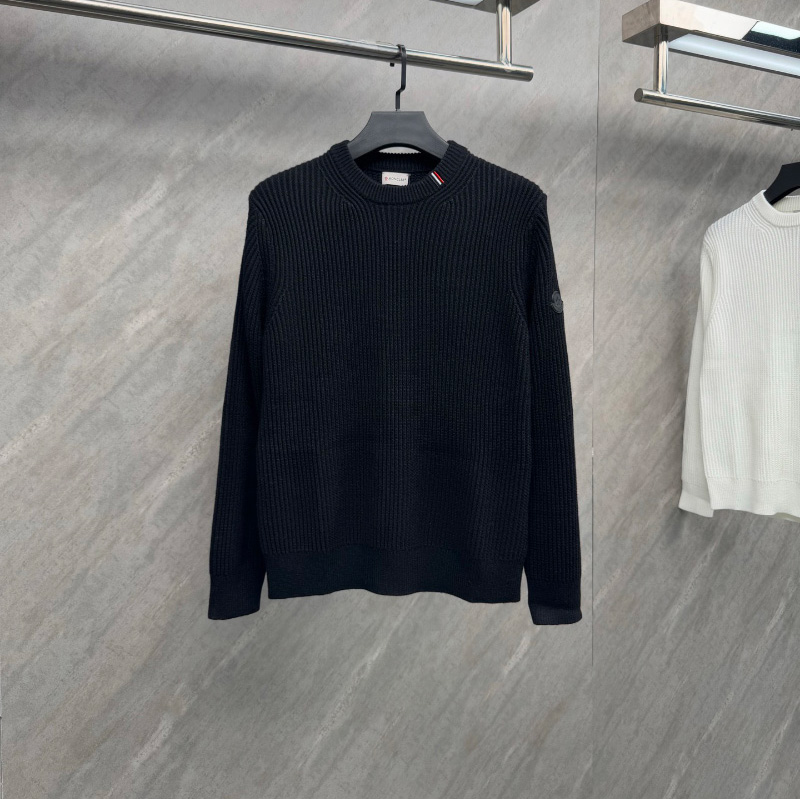 몽클레어 면 남여공용 니트 블랙 K20919C00011M1367031  F