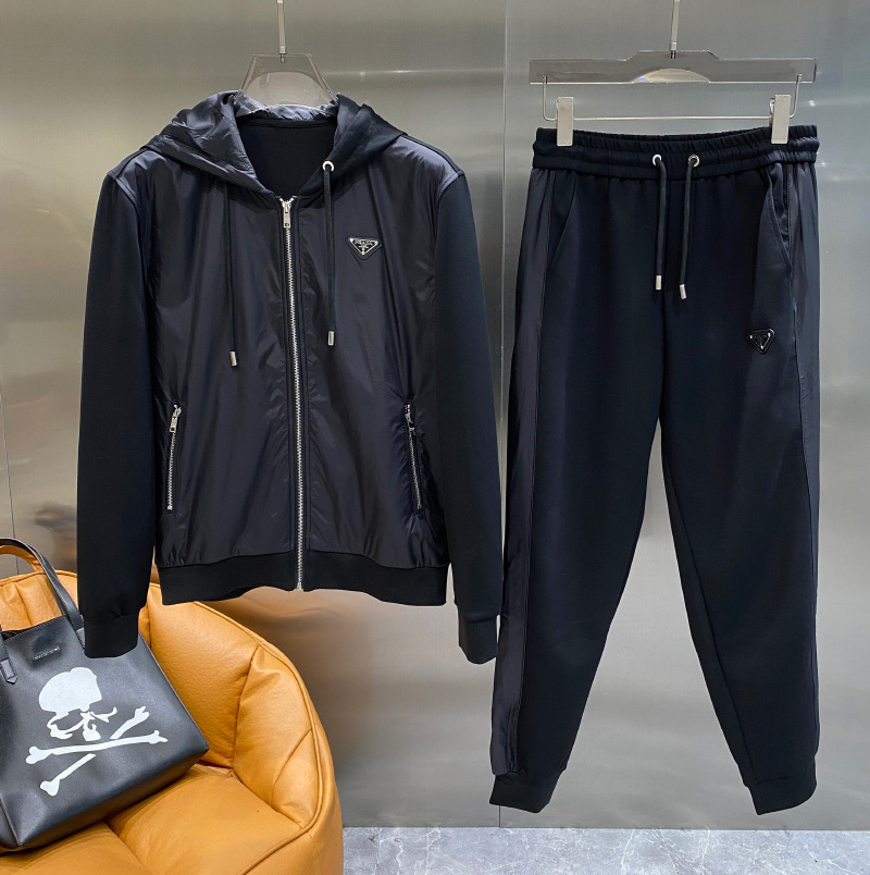 프라다 고품질 남성 자켓  상하 세트 35 C