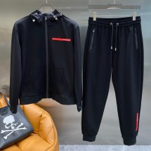 프라다 고품질 남성 자켓  상하 세트 38 C