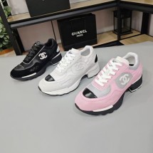 샤넬 스니커즈 믹스드 파이버 스웨이드 카프스킨 3컬러 G46872