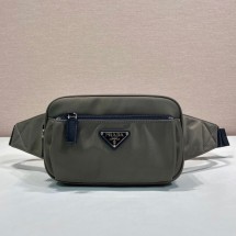 프라다 사피아노 리나일론 레더 벨트백 2VL977