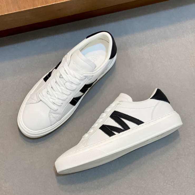 몽클레어 로우탑 남성 스니커즈 가죽 화이트 K109A4M00180M6071P90