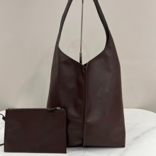 더로우 빈들 가죽 백 브라운 W1873L72BAS