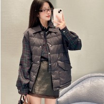 미우미우 기술성 다운 조끼 ML1407  Y