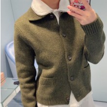 미우미우 울 가디건 MMJ151  Y