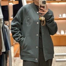 에르메스 라운지엘 C.D.S 디테일 장식 바시티 재킷 H557850HA6I  F