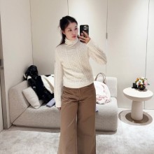 샤넬 25N 코코네쥬 터틀넥 니트 캐시미어 목티 꽈배기 P79702  Y