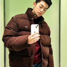 프라다 코듀로이 컨버터블 남성 다운 재킷 2컬러 SGC946  F