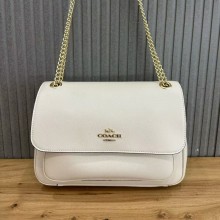 코치 여성 Elodie 크로스백 화이트 CCF09 SVBK