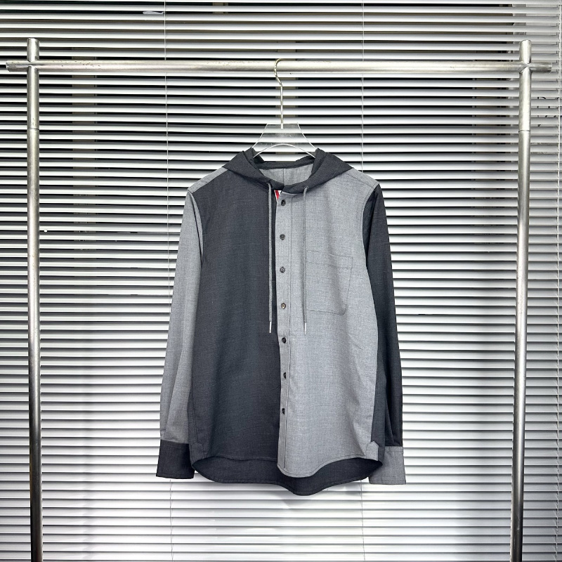 톰브라운 프레스코 펀믹스 후드 셔츠 P5MWL419F  F