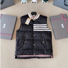 톰브라운 사선 나일론 남성 패딩 조끼 415 MVD017X   D