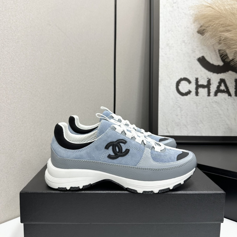 샤넬 26SS CC로고 스니커즈 스웨이드 블루 G47010