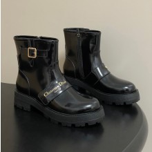 디올 여자 디 퀘스트 D-Quest 앵클 4.5CM 유광 부츠 KDT070VEA S900