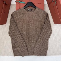 로로피아나 트레치아 라운드넥 베이비 캐시미어 스웨터 3컬러 FAO5736  H