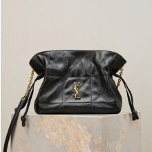 생로랑 제이미 숄더 파우치 램스킨 클러치 블랙 862712