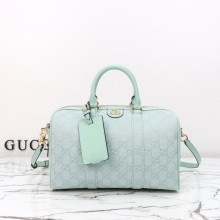 구찌 미듐 포맷 보스턴 백 블루 857595