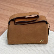 코치 롤라 스웨이드 숄더 백 CCC45